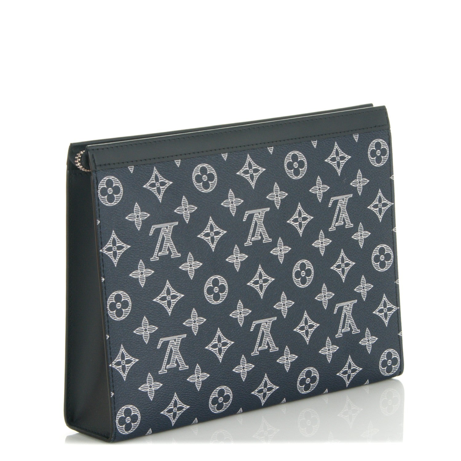 Louis Vuitton Savane Monogram Chapman Lion Pochette Voyage MM Ink 3 of 7