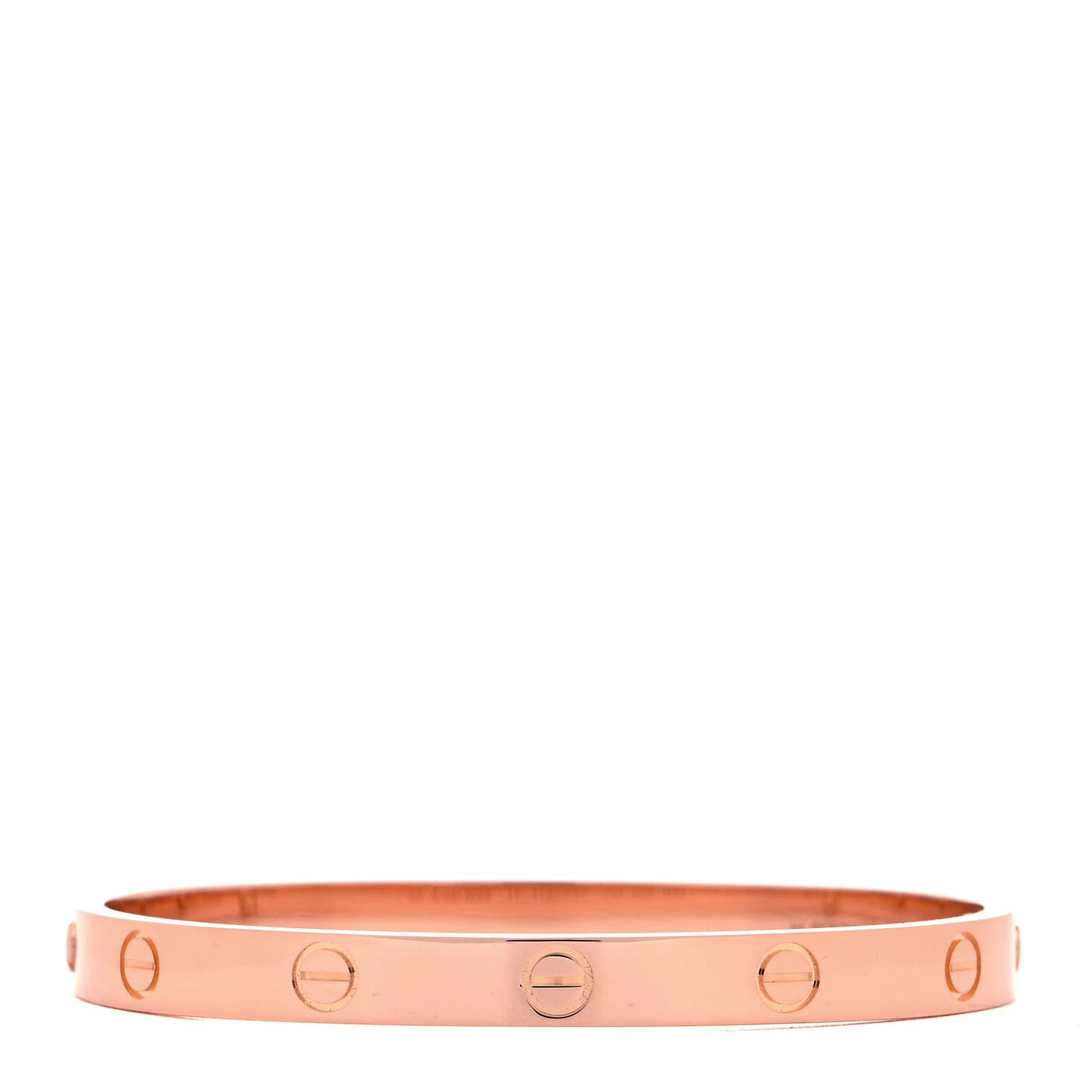 18K Pink Gold LOVE Bracelet 17