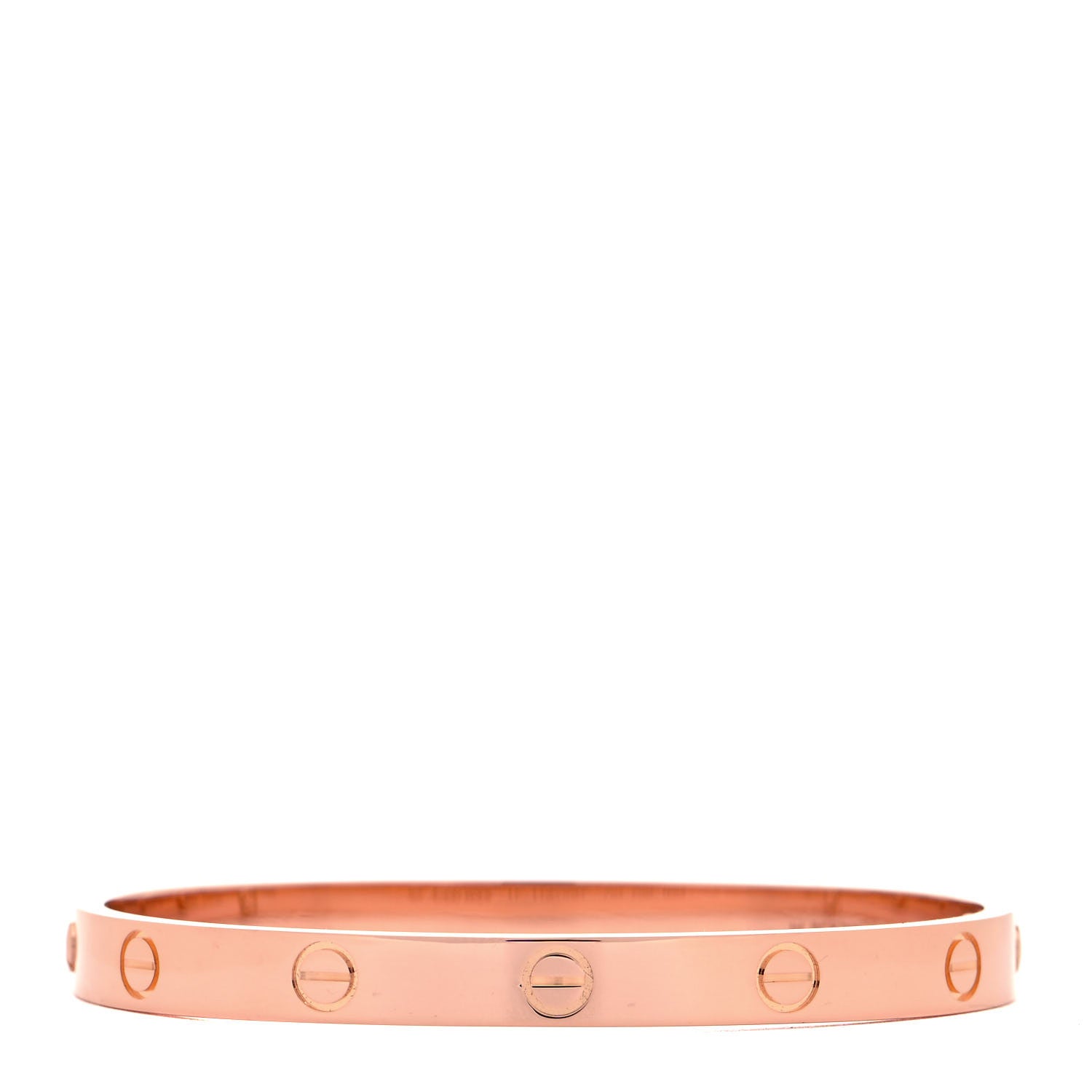 Cartier 18K Pink Gold LOVE Bracelet 17 3 of 6