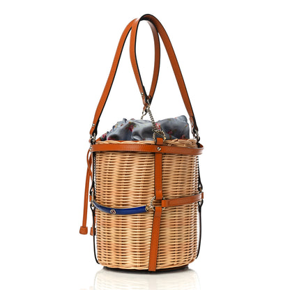 Gucci Wicker Bucket Bag Natural 4 of 12