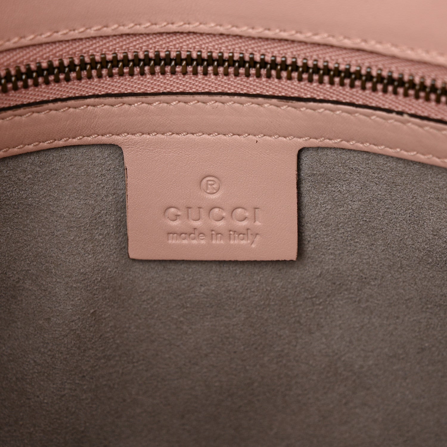 Gucci Calfskin Matelasse Small GG Marmont Shoulder Bag Perfect Pink 6 of 10