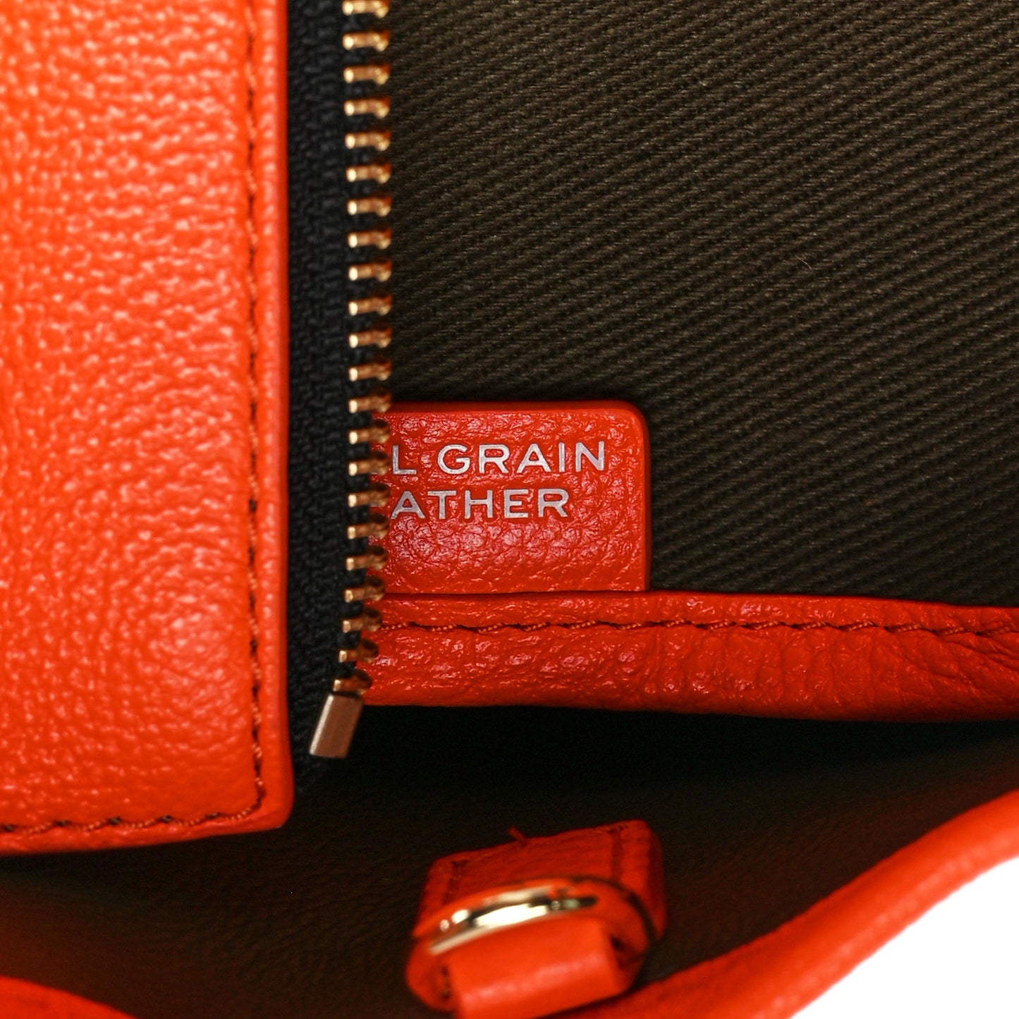 Grained Calfskin Small The Tote Bag Dragon Fire