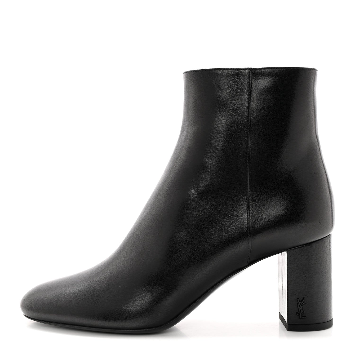 Saint Laurent Nappa Vendome Loulou Ankle Zip Boots 39.5 Black 1 of 12