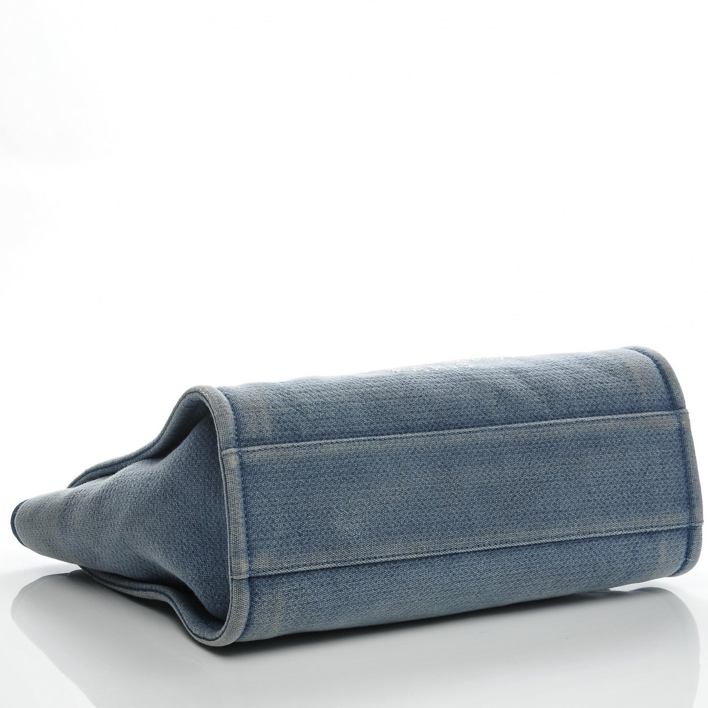 Canvas Small Deauville Tote Denim Blue