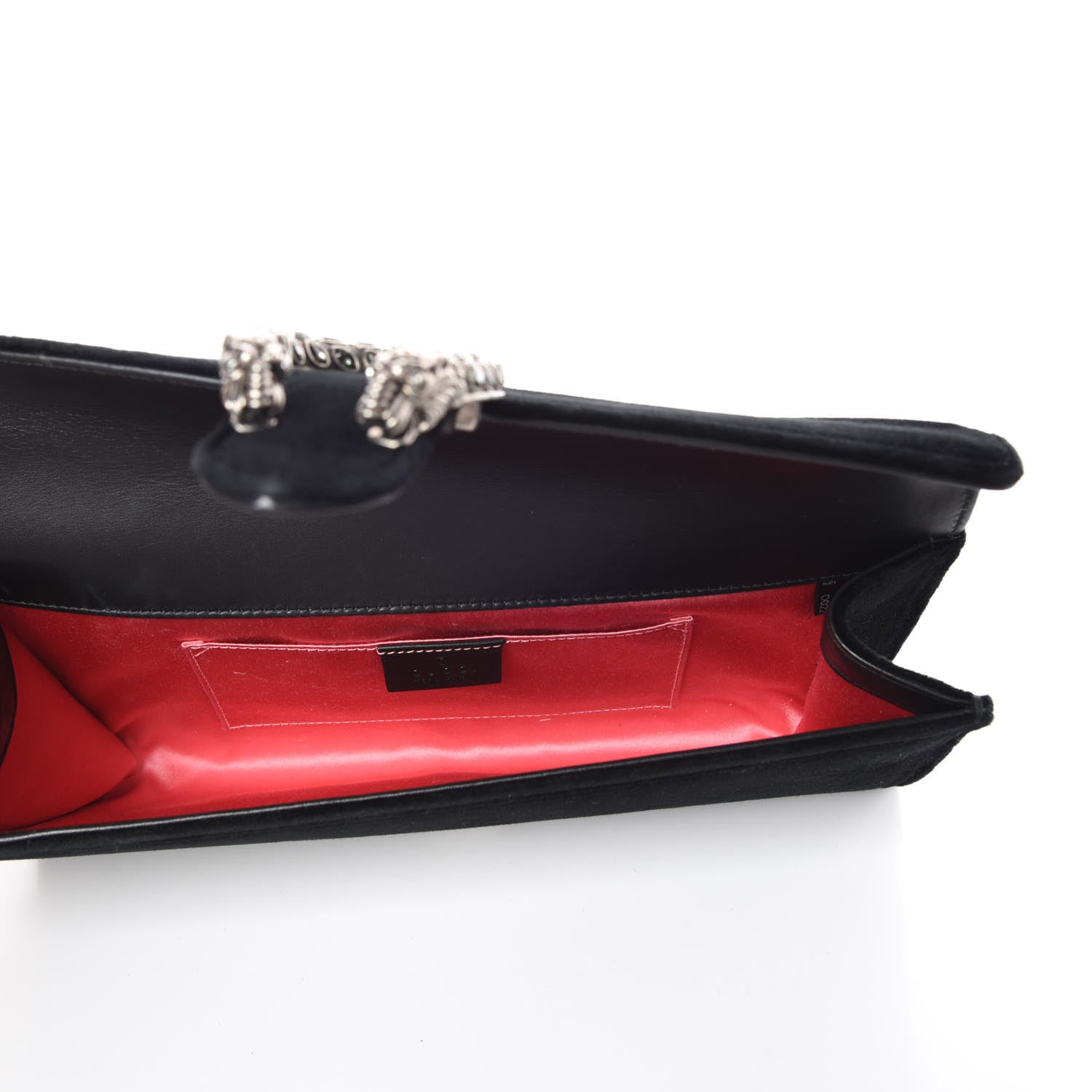 Gucci Velvet Dionysus Clutch Black 5 of 10