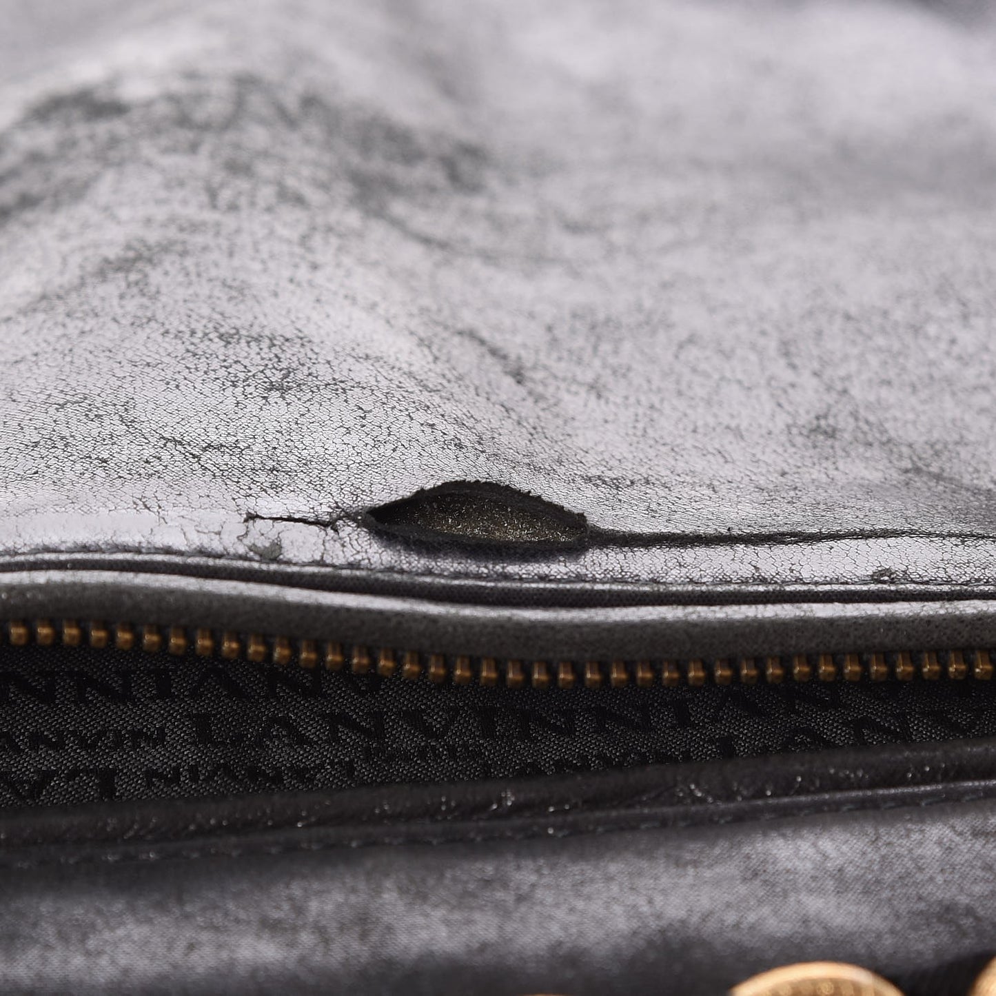Calfskin Quilted Large Happy Shoulder Bag Black