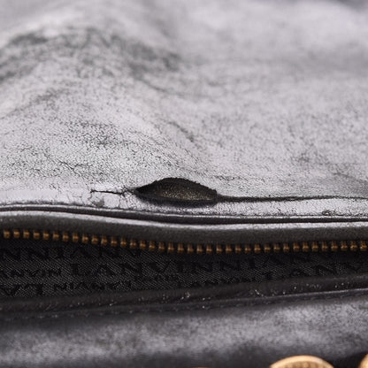 Lanvin Calfskin Quilted Large Happy Shoulder Bag Black 8 of 8