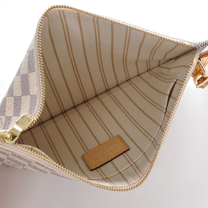 Louis Vuitton Damier Azur Neverfull MM GM Pochette 5 of 6