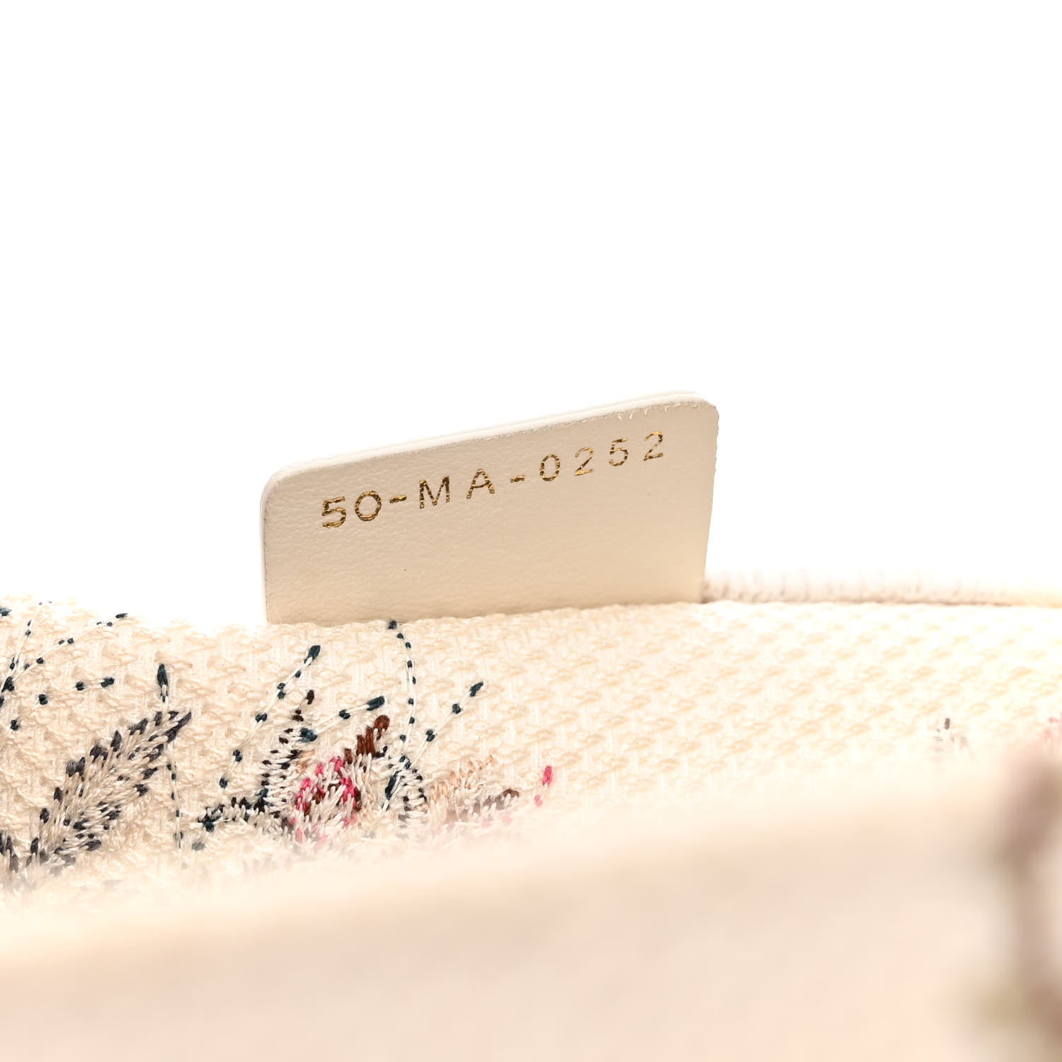 Christian Dior Canvas Embroidered Large Jardin D'Hiver Book Tote Latte Multicolor 7 of 15