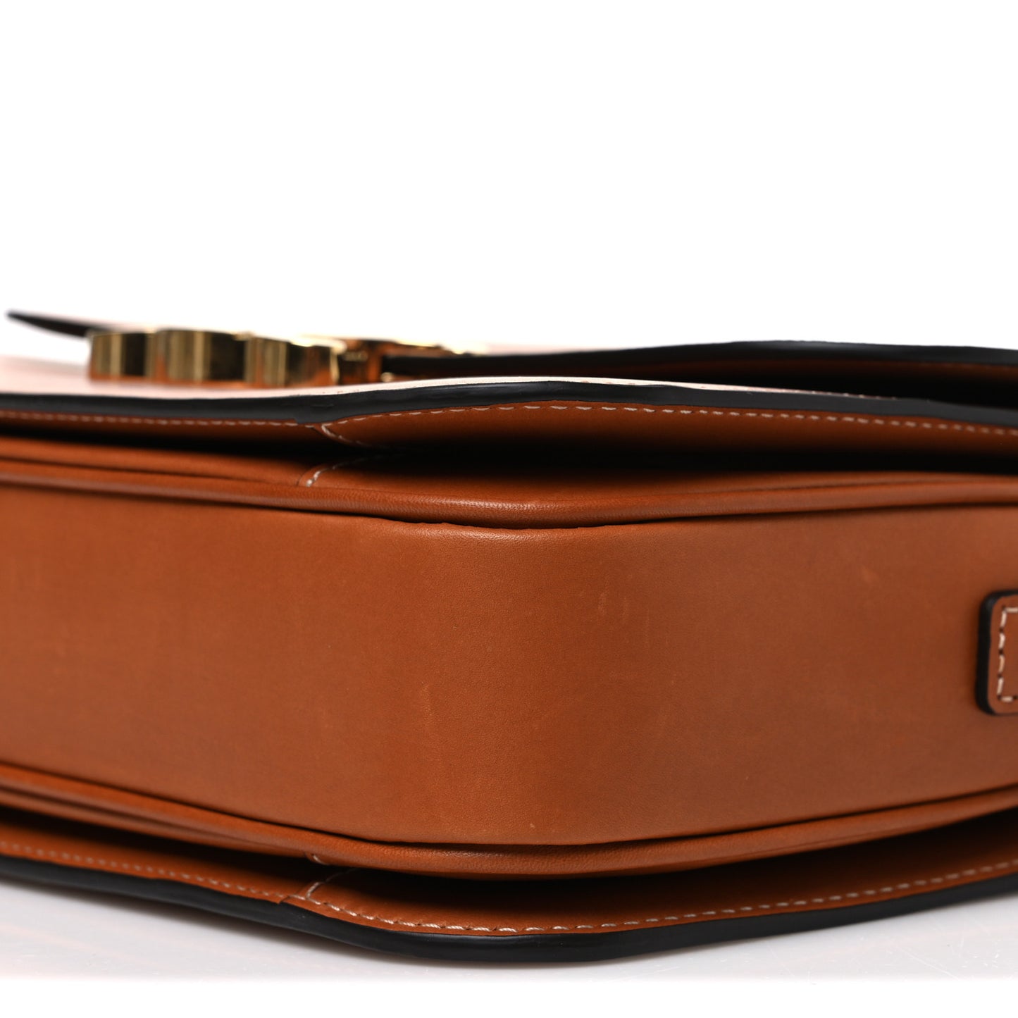 Natural Calfskin Medium Triomphe Tan