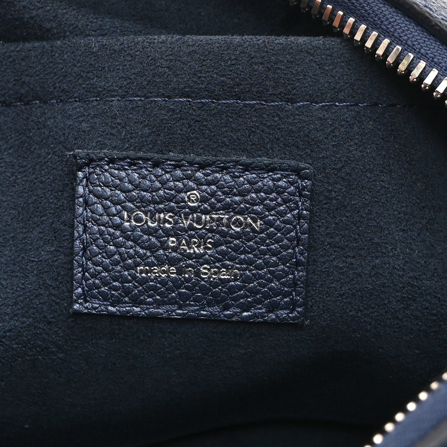 Metallic Empreinte Monogram Giant Speedy Bandouliere 20 Navy Nacre