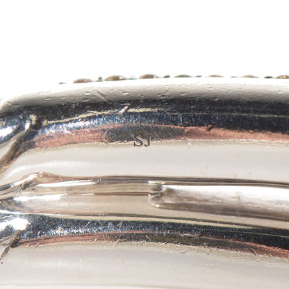 David Yurman Sterling Silver Diamond Pave 10mm Single Loop Labyrinth Bracelet 4 of 6