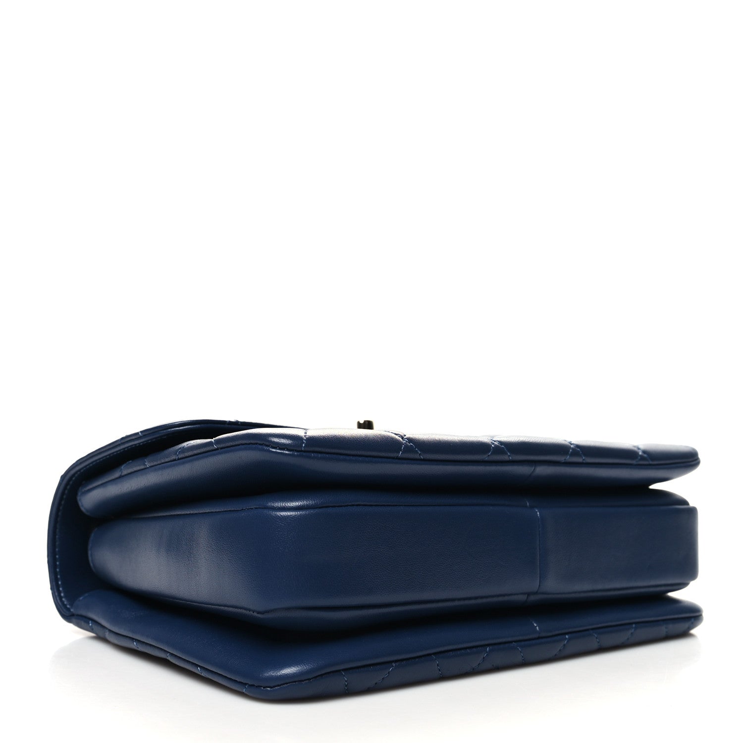 Chanel Lambskin Quilted Small Trendy CC Flap Dual Handle Bag Navy 4 of 13