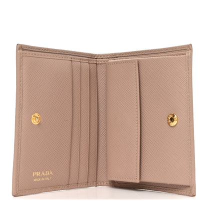 Prada Saffiano Metal Bi-Fold Wallet Cammeo 5 of 9