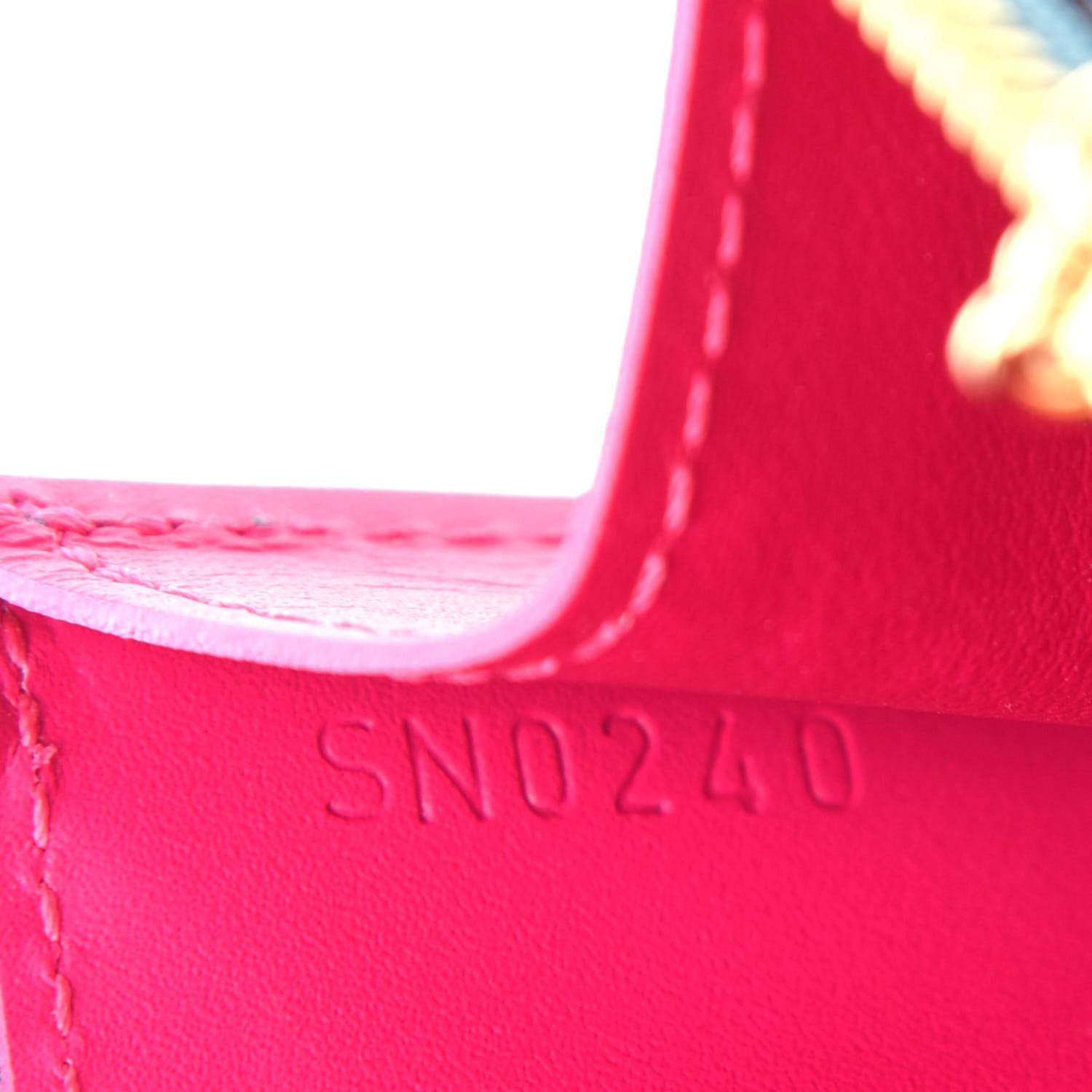 Louis Vuitton Metallic Vernis Degrade Key Pouch Blue Pink 7 of 8
