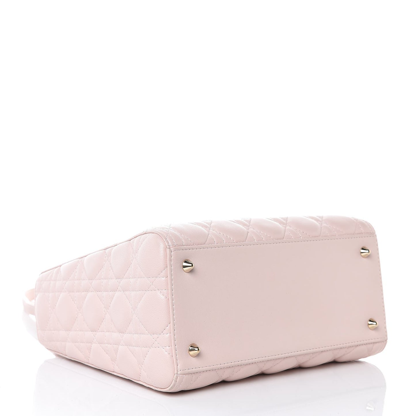 Lambskin Cannage Medium Lady Dior Light Pink