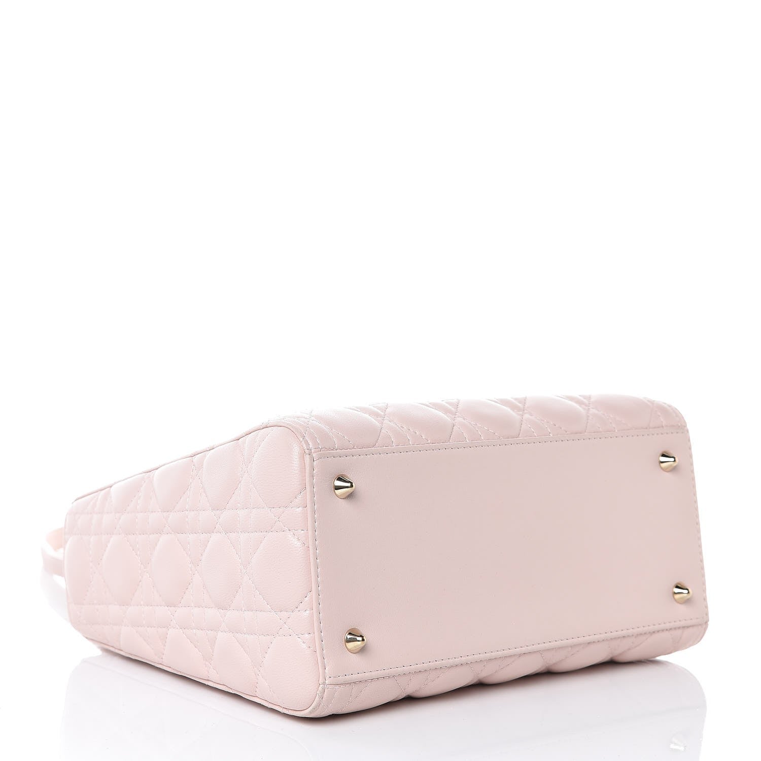 Christian Dior Lambskin Cannage Medium Lady Dior Light Pink 4 of 8