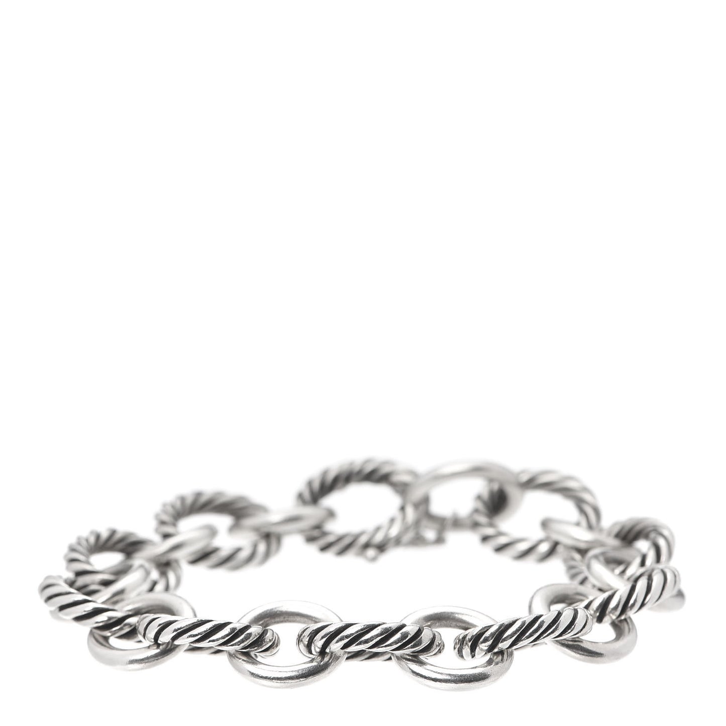 Sterling Silver 12mm Large Oval Link Bracelet