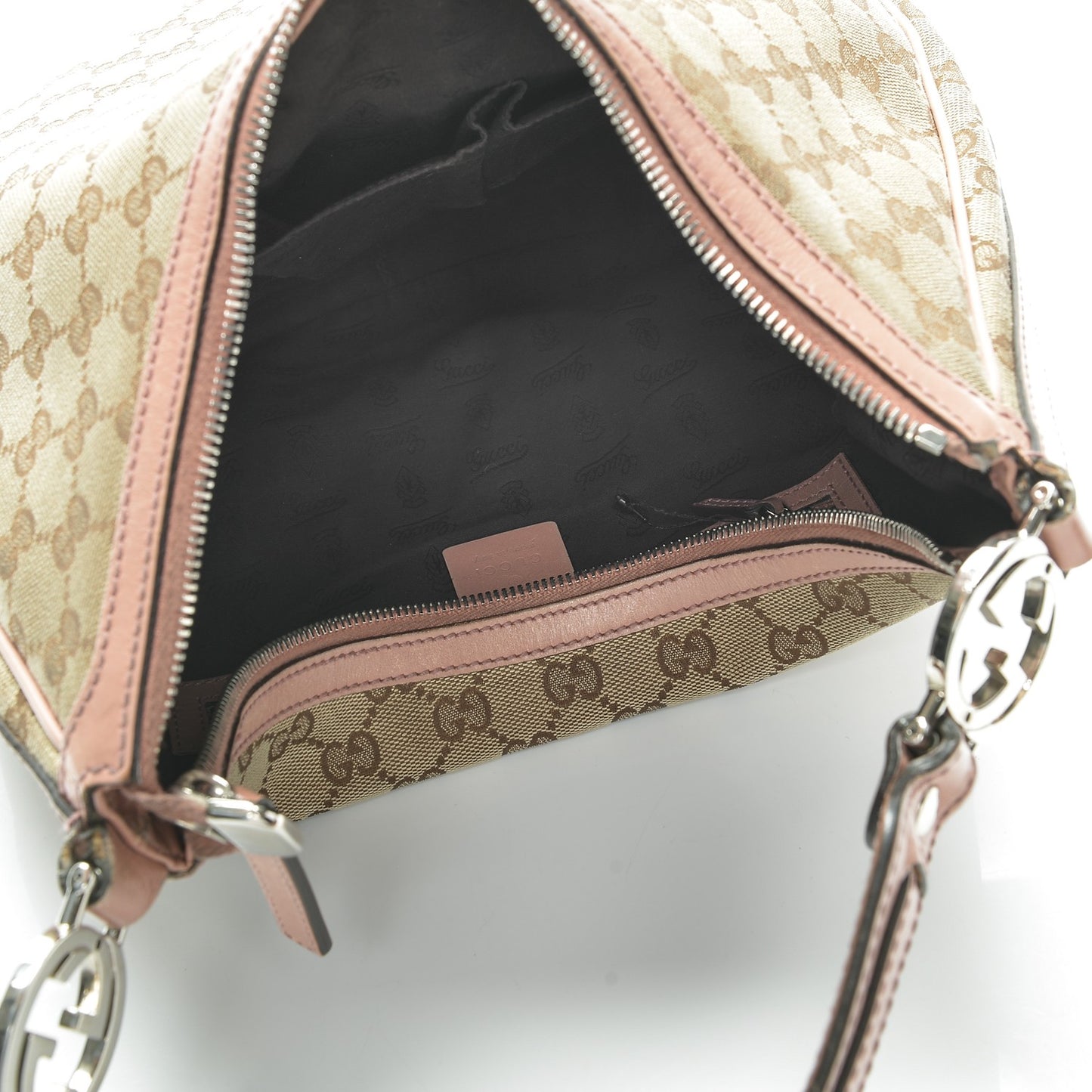 Monogram Medium GG Twins Hobo Pink