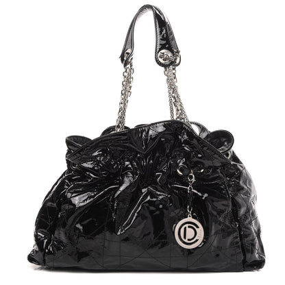 Christian Dior Patent Cannage Medium Le Trente Tote Black 1 of 10