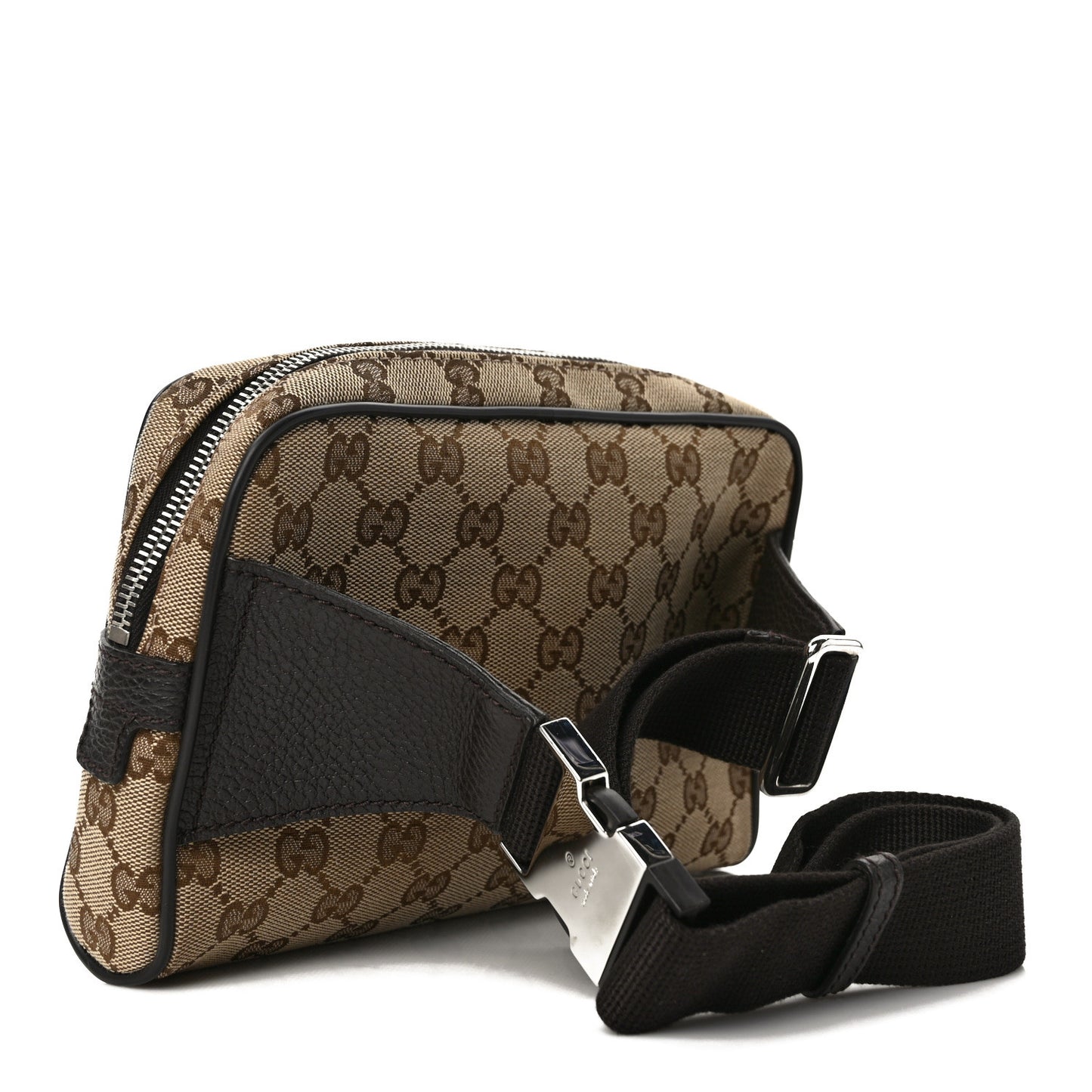 Monogram Belt Bag Beige Ebony Testa di Moro Marrone Scuro