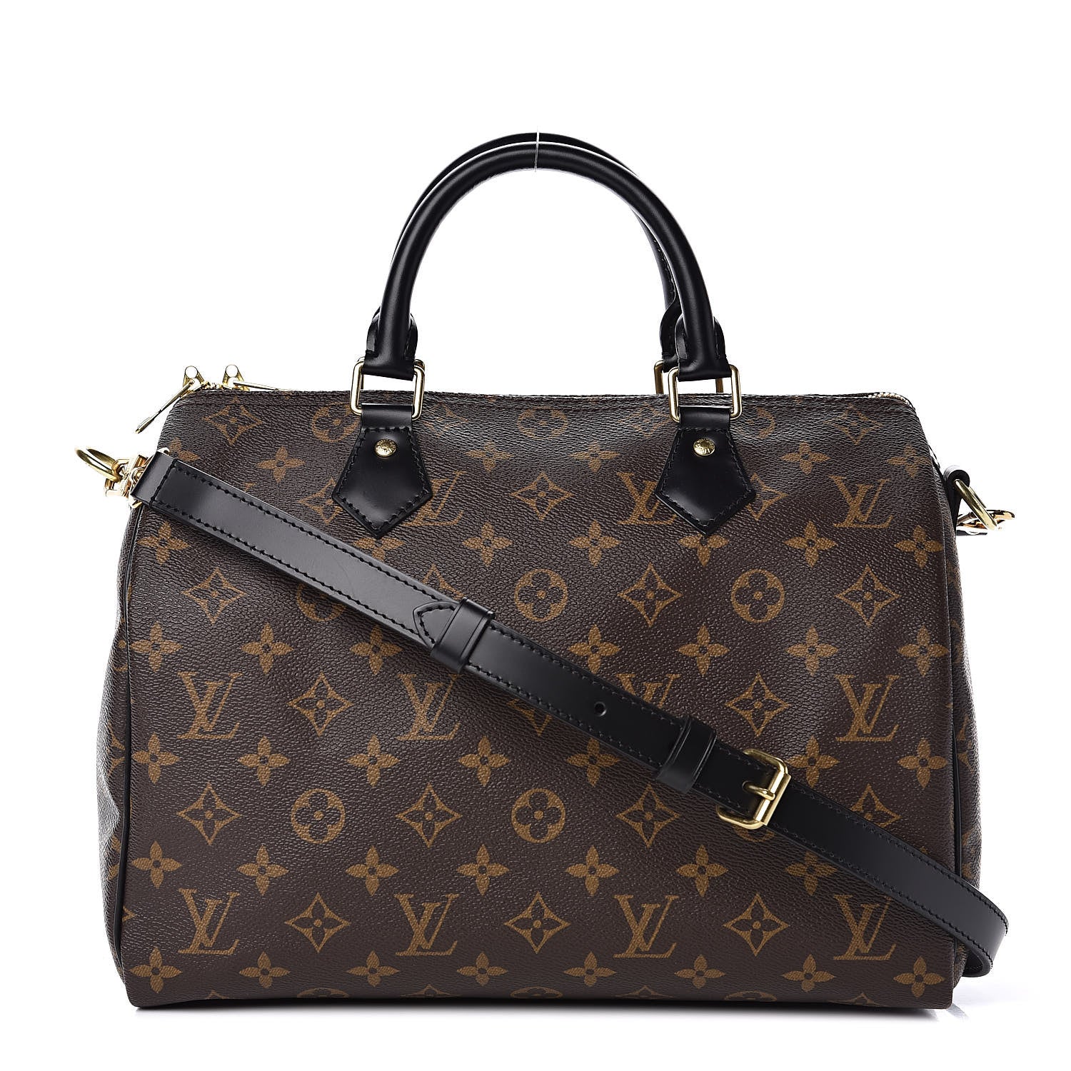 Louis Vuitton Monogram My World Tour Speedy Bandouliere 30 Black 1 of 10