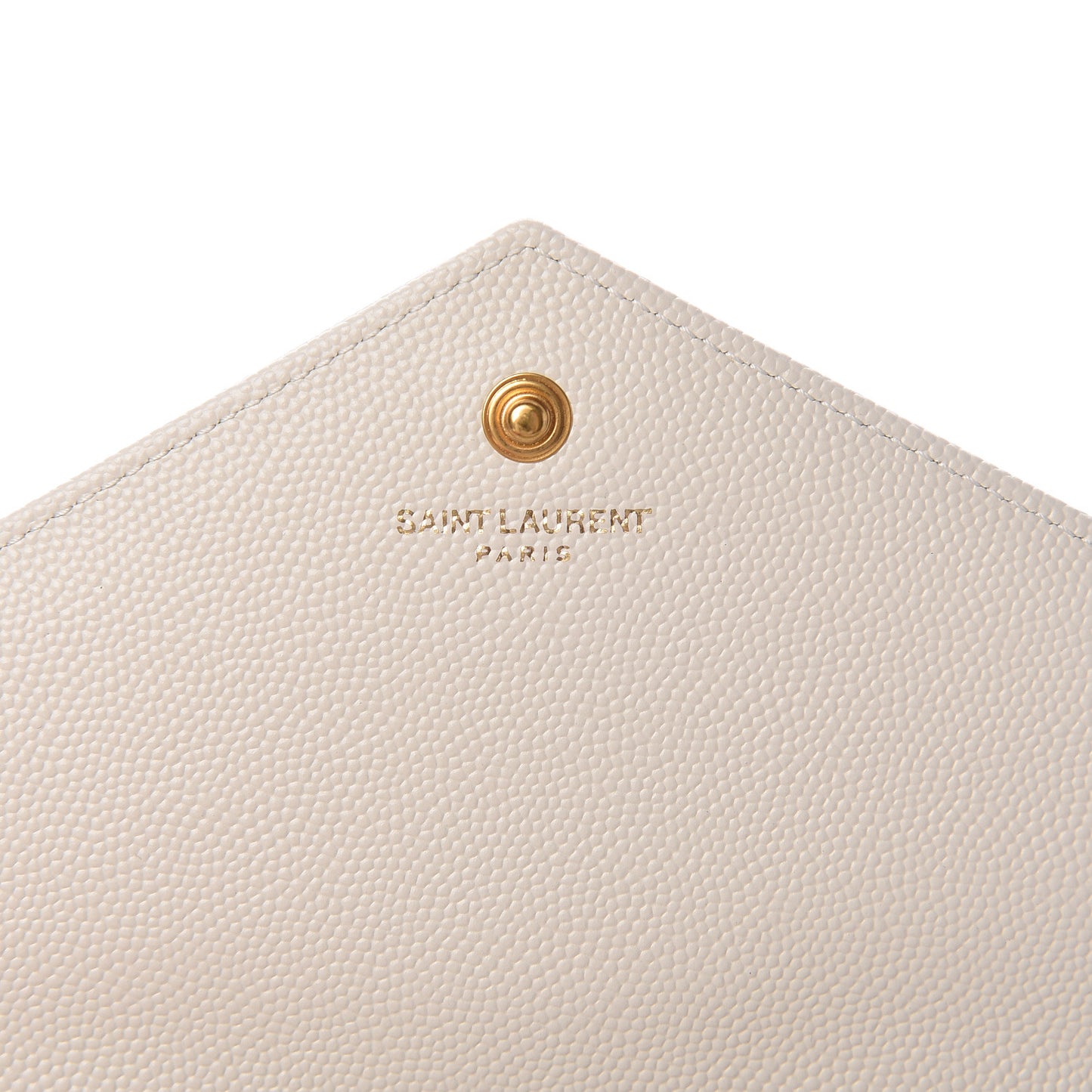 Grain De Poudre Matelasse Chevron Monogram Chain Wallet Porcellana
