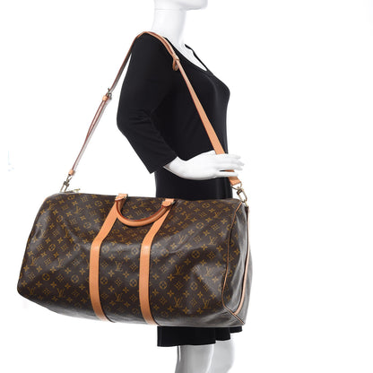 Louis Vuitton Monogram Keepall Bandouliere 55 2 of 13