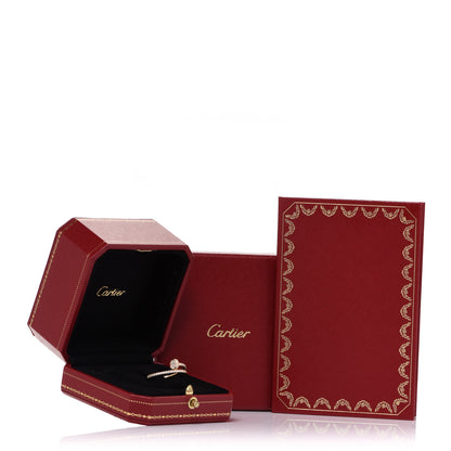 Cartier 18K Yellow Gold Diamond Juste Un Clou Paved Ring 58 8.5 5 of 5
