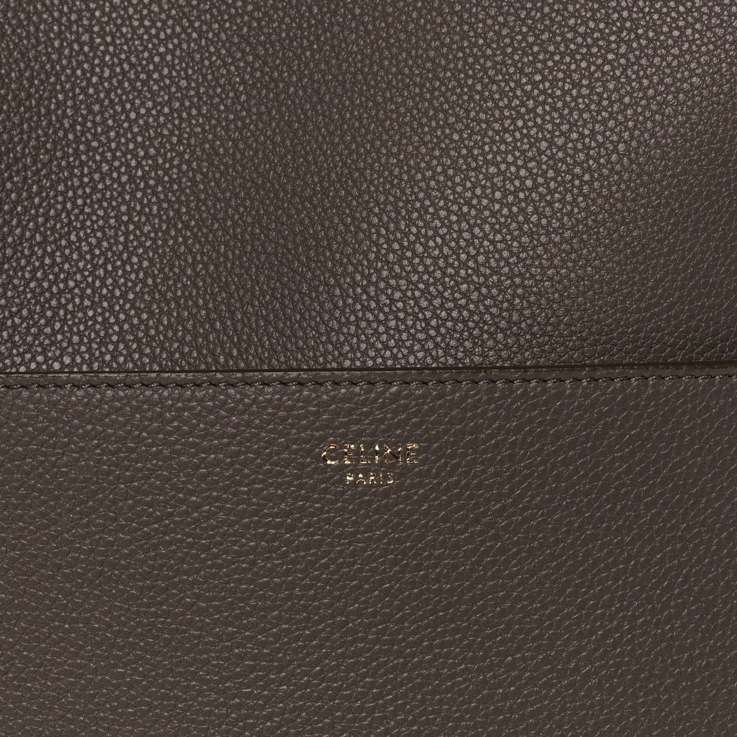 Soft Grained Calfskin Sangle Bucket Bag Taupe