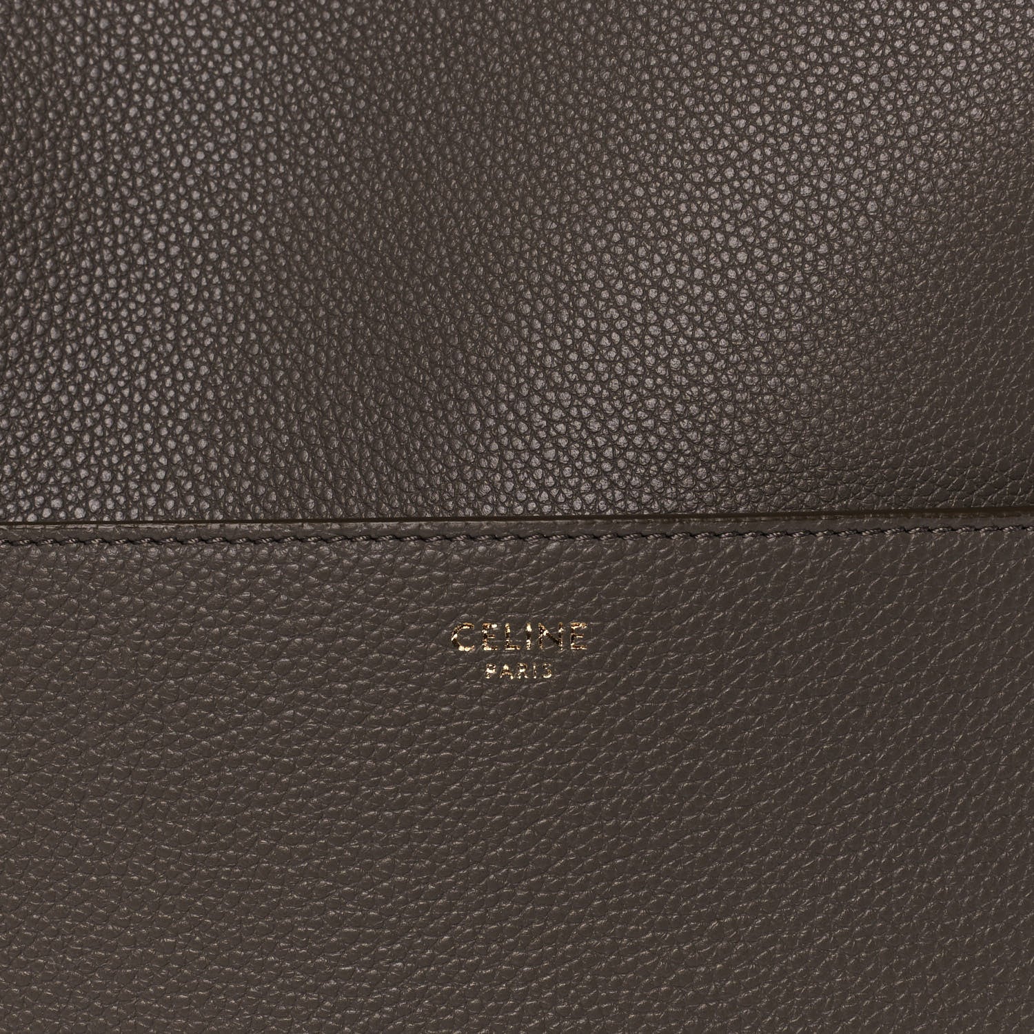 Celine Soft Grained Calfskin Sangle Bucket Bag Taupe 8 of 14