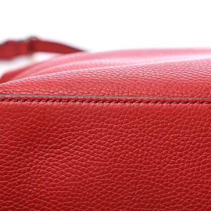 Gucci Pebbled Calfskin Large Soho Hobo Tabasco Red 13 of 15