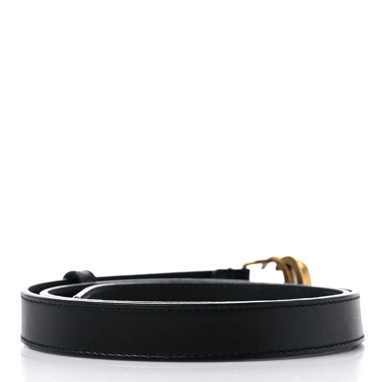 Calfskin Double G 20mm Belt 80 32 Black