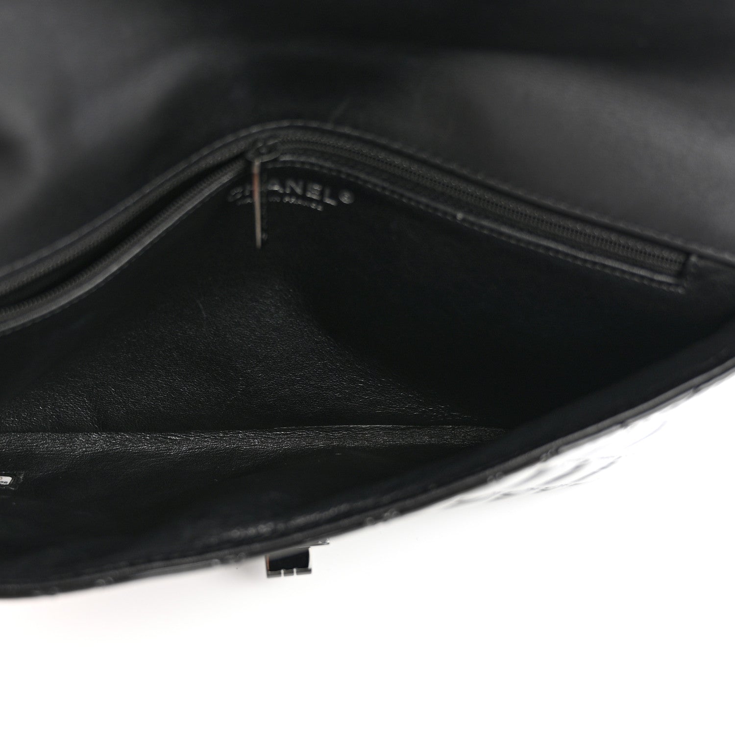 Chanel Patent Calfskin Quilted Reissue 2.55 Clutch So Black 5 of 8