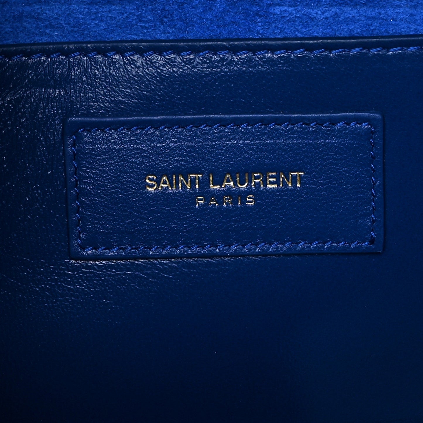 Patent Grain De Poudre Classic Monogram Cassandre Clutch Blue Majorelle