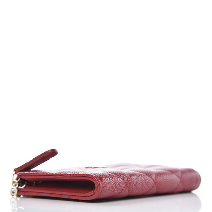 Chanel Caviar Quilted Key Holder Case Red 4 of 8