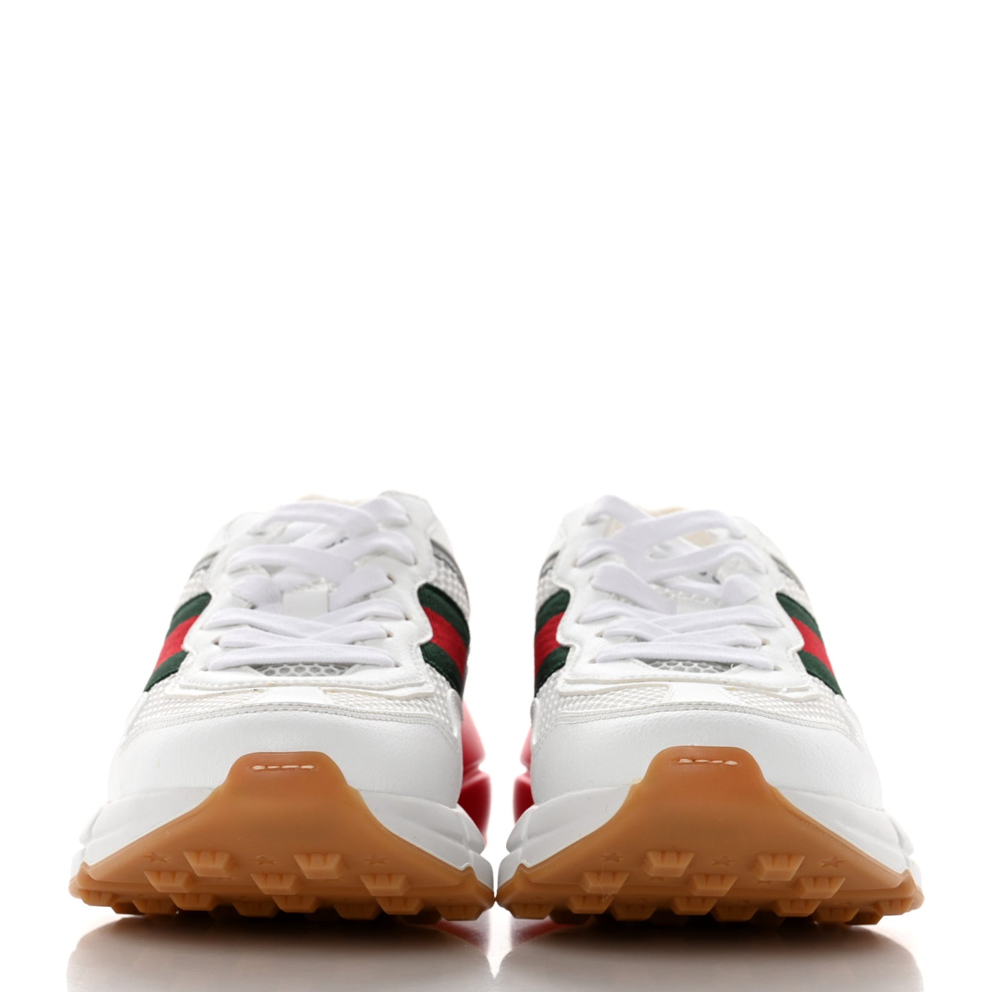 Lavaredo Eco Fabric Mesh Web Womens Rhyton Reflective Sneakers 35 Great White Green Red Silver