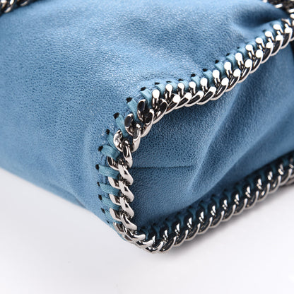 Stella McCartney Shaggy Deer Falabella Fold Over Tote Blue 9 of 10