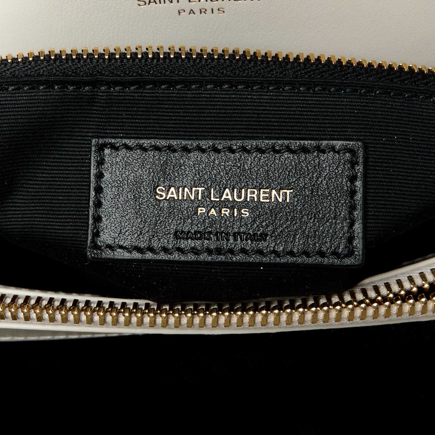 Calfskin Y Quilted Monogram Medium Loulou Chain Satchel Crema Soft