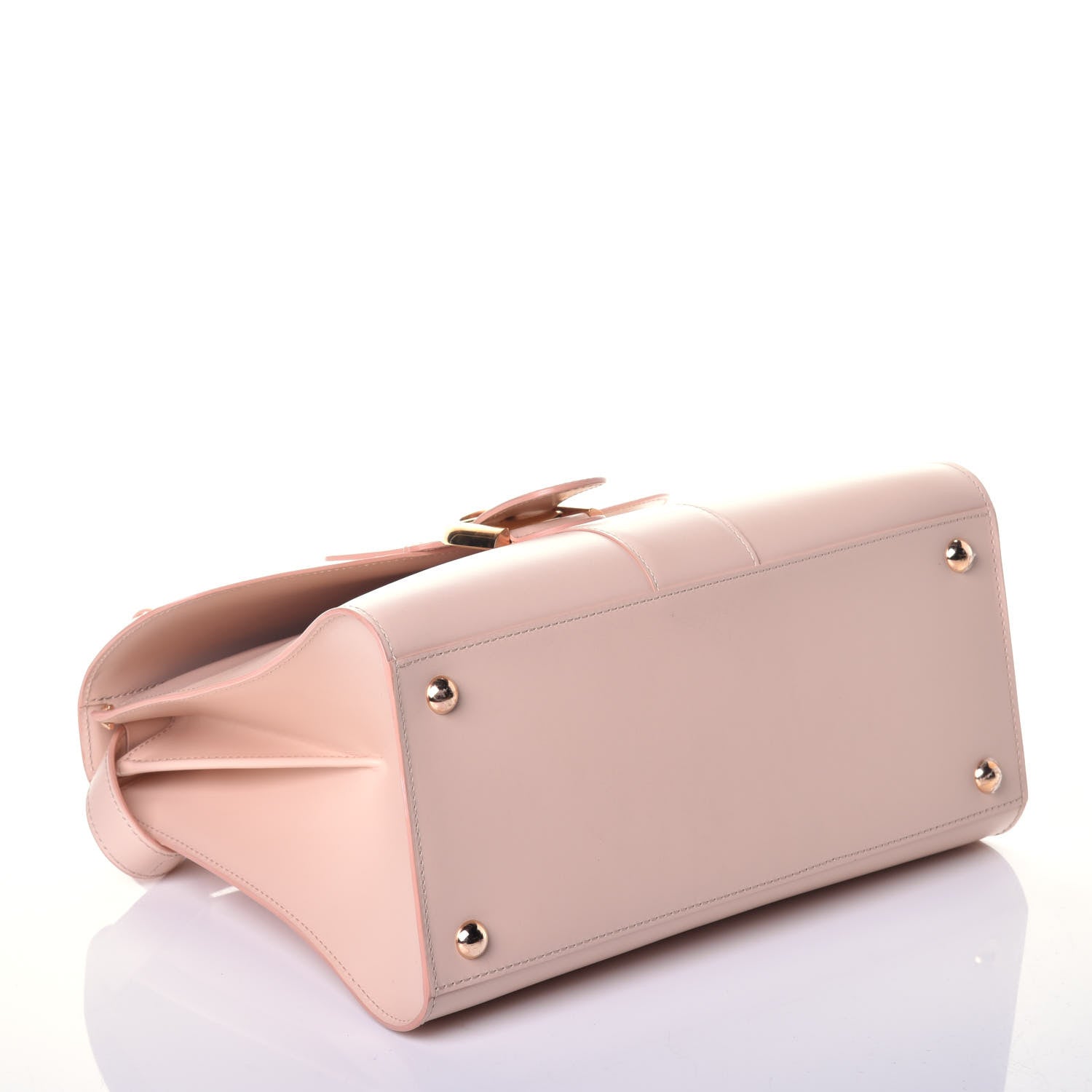 Delvaux Calfskin MM Brillant Satchel Nude 4 of 9