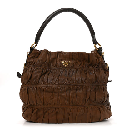 Prada Nappa Gaufre Antik Hobo Noce 1 of 10