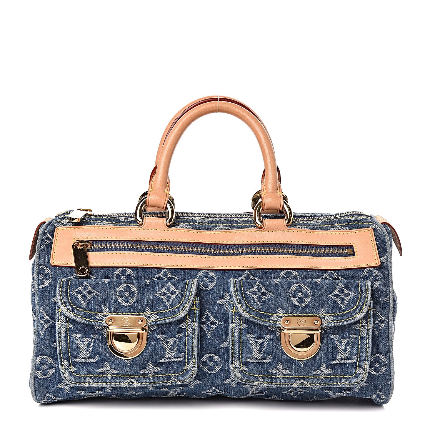 Monogram Denim Neo Speedy Blue