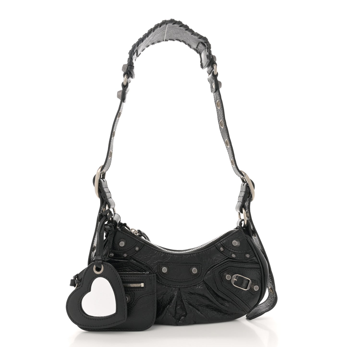 Agneau Arena Le Cagole Shoulder Bag XS Black
