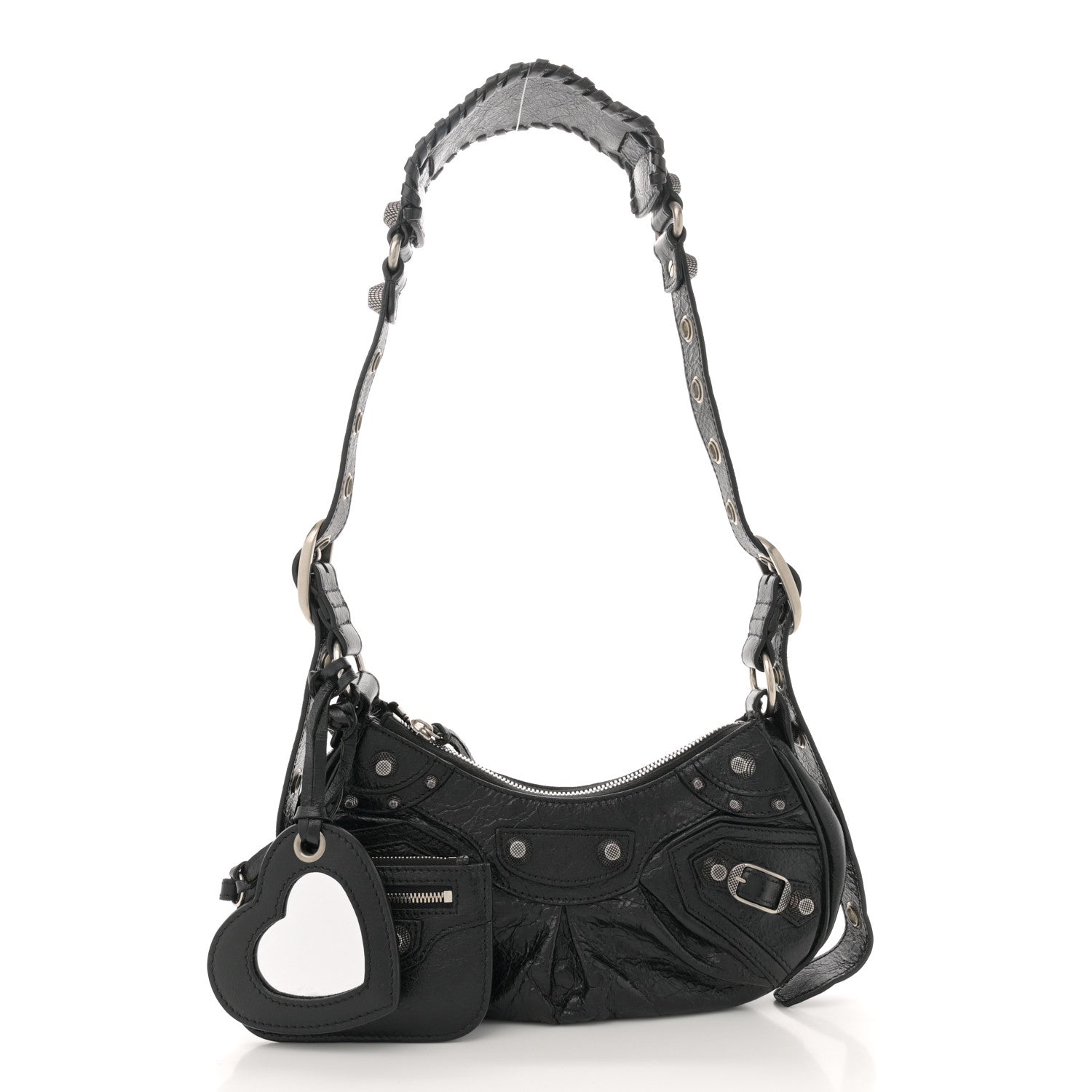 Balenciaga Agneau Arena Le Cagole Shoulder Bag XS Black 3 of 12