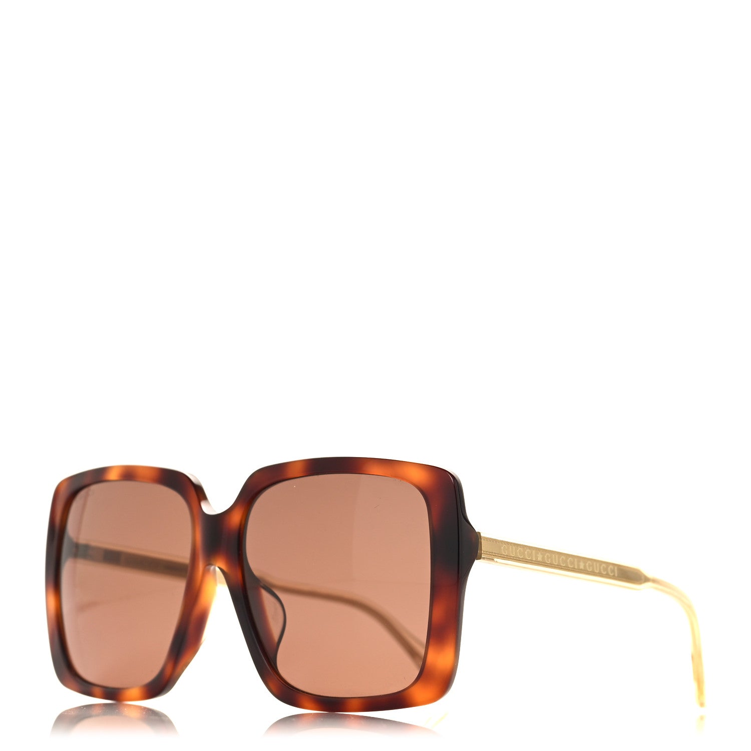 Gucci Acetate Square Frame GG0567SA Sunglasses  Tortoiseshell 1 of 7