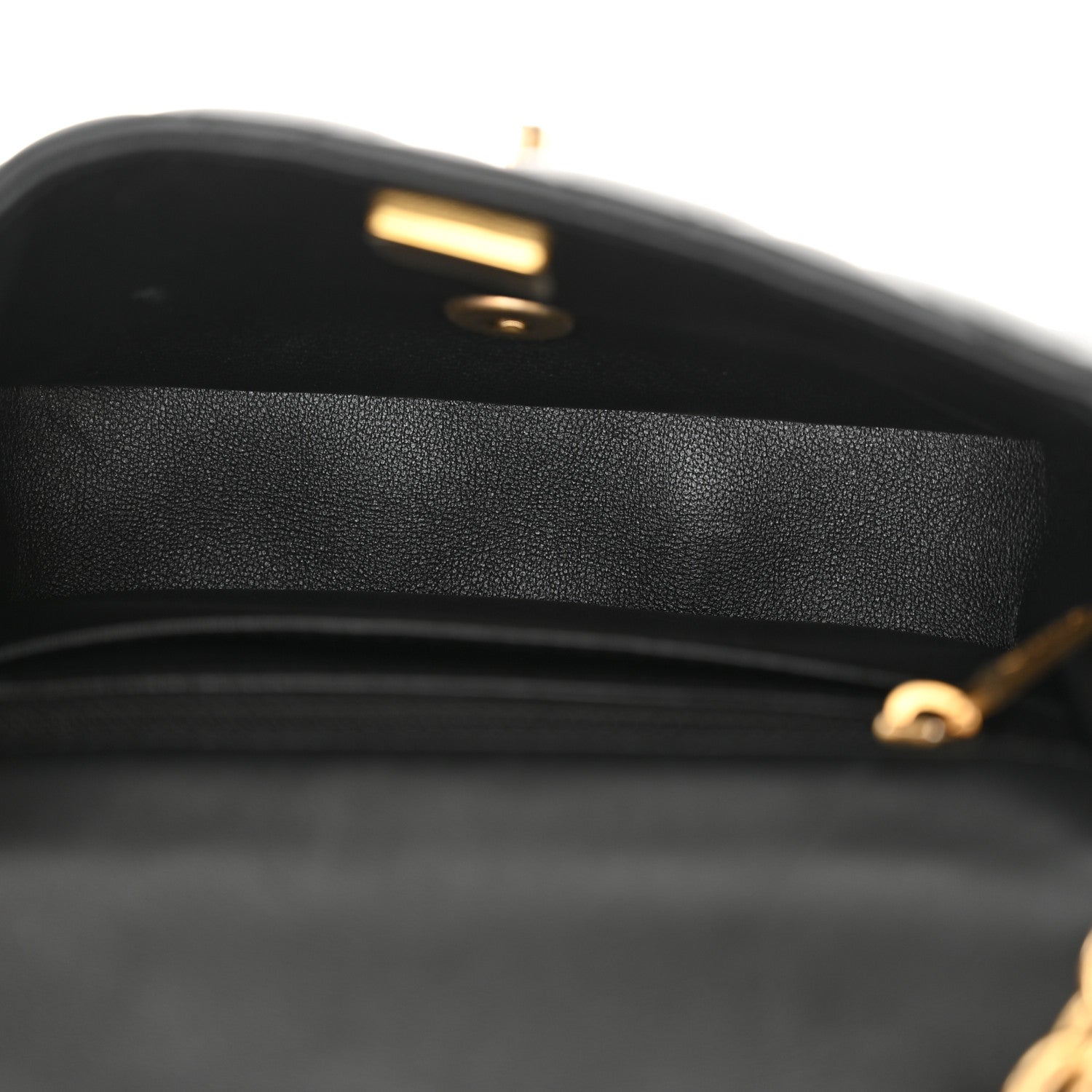 Chanel Lambskin Enamel Pearl Quilted Mini Charm Me Square Flap Black 5 of 10