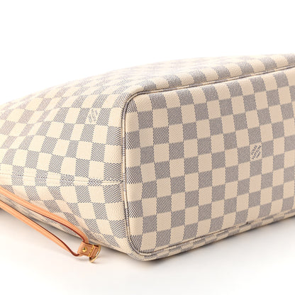 Louis Vuitton Damier Azur Neo Neverfull MM Rose Ballerine 6 of 11