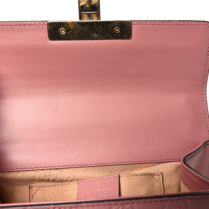 Gucci Guccissima Small Padlock Shoulder Bag Rose Baby Candy 11 of 12