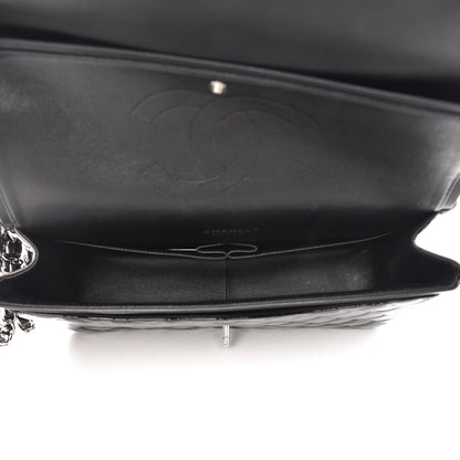 Chanel Patent Quilted Maxi Double Flap Black 6 of 8