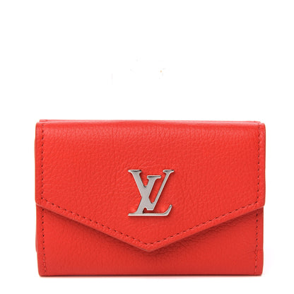 Louis Vuitton Calfskin Lockmini Wallet Kabuki 1 of 7